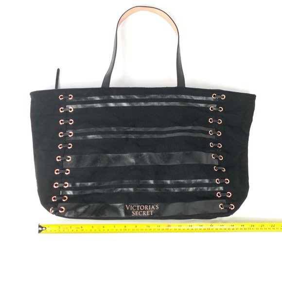3/$25 Victorias Secret Black Corset Beach Bag - Picture 10 of 10